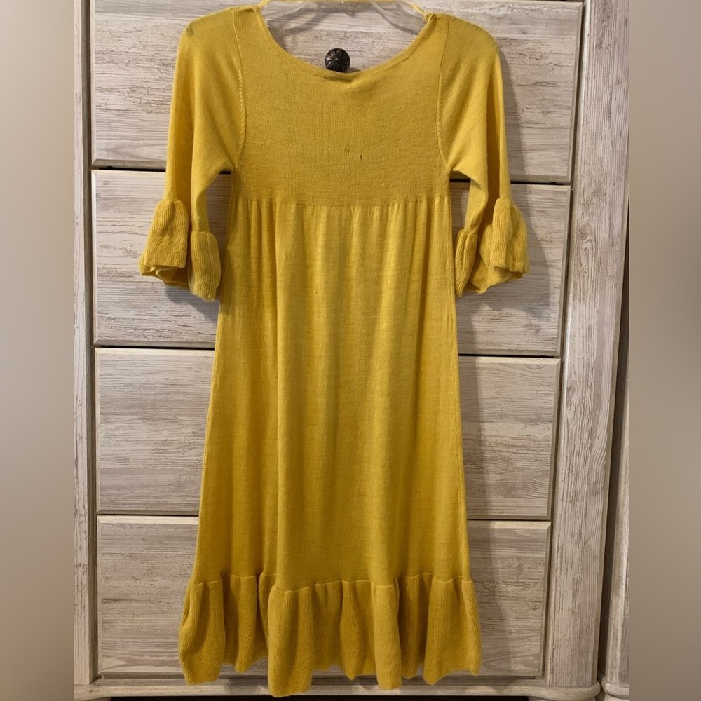 Free People Never Worn Yellow Dress; S - Picture 2 of 3